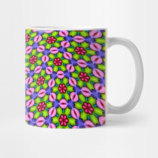 Cute Pink Flower Pattern by PatternFlower